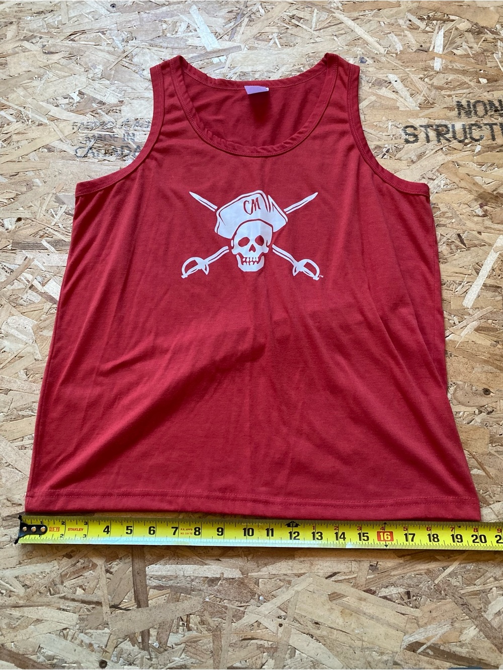 Red Captain Morgan Rhum graphic Tank Top - Picture 5 of 7